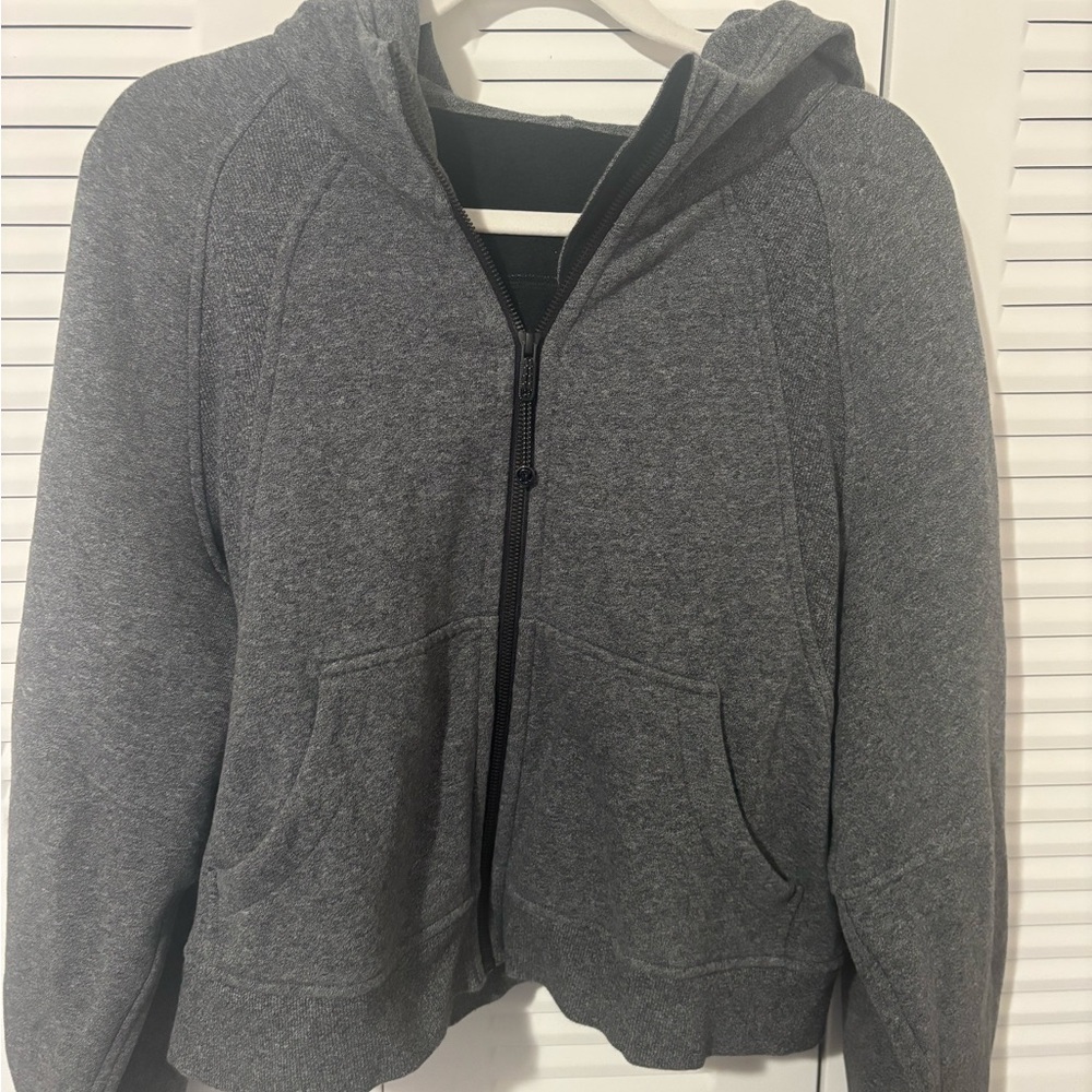 Lululemon Heather Gray Scuba Hoodie